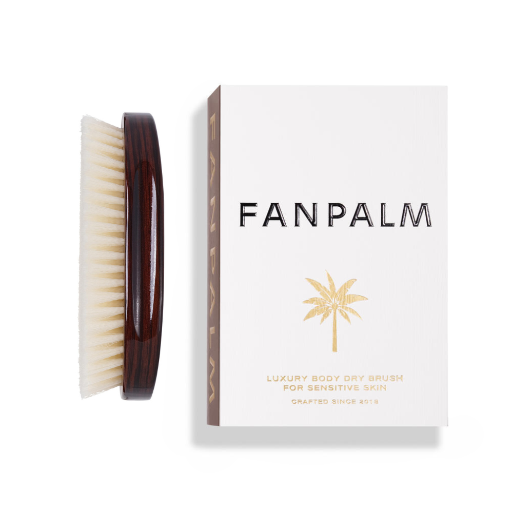 Tørbørste, sensitiv hud - Glossy Brown